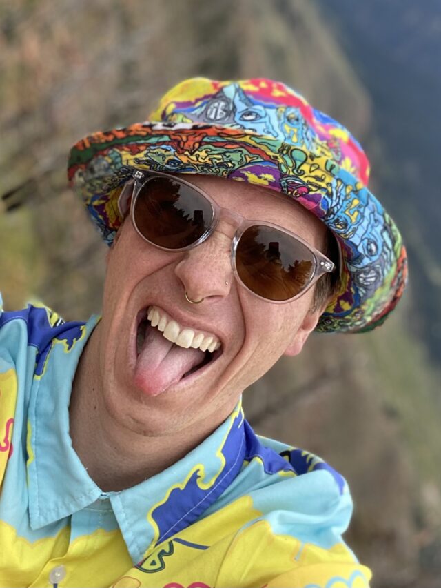 NEW Bucket Hat – Original 'Trippy Mountain' Design 🏔️👁️ Step into a world where the mountains come alive! The NEW Bucket Hat features my hand-drawn 'Trippy Mountain' design, bringing the Front Range and Garden of the Gods to life with hidden faces and wandering eyes. A surreal fusion of nature and imagination, this hat is a wearable adventure for those who see the world a little differently. Bold, vibrant, and ultra-comfortable, it’s perfect for explorers, dreamers, and anyone ready to Unlock the Wild Within. 🧢 One Size Fits All 📏 7" Wide x 3.75" Deep Bucket 🎨 Full-Color Dye Sublimation 🌿 100% Cotton for All-Day Comfort Limited stock—grab yours before they disappear into the wild!
