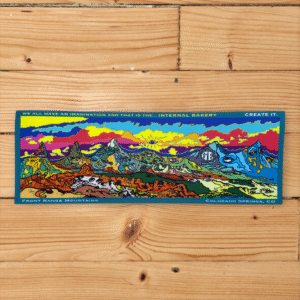 Bring the mountains to life—literally. This hand-drawn design reimagines the iconic Front Range and Garden of the Gods through a surreal lens, complete with hidden faces, eyeballs, and a whole lotta personality. It's nature, but with a wild twist. Stick it on your bumper, slap it on your water bottle, or gift it to your fellow Colorado dreamers. Wherever it lands, it’s sure to spark a second look (or five). Made for the explorers, the creatives, and the ones who see the world a little differently. – Weatherproof & durable – Measures approx. [insert size] – Designed by hand in Colorado Springs, CO – A slice of the wild to go wherever you do