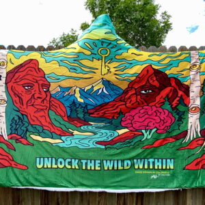 Wrap Yourself in Wild Comfort Perfect for cool Colorado evenings, festival nights, or stargazing in the backyard. These hooded blankets feature my original hand-drawn artwork printed in vibrant detail on luxuriously soft crystal velvet, with plush Berber fleece inside for warmth. Lightweight, cozy, and expressive, each cloak blanket is designed to move with you—whether you’re dancing in a field, camping under the stars, or simply unlocking the wild within from your couch. ✨ One size fits most (60" x 80") 🌀 Hand loop in the top corner for easy wrap-around comfort 🌿 Soft, lightweight, and warm 🎶 Perfect for festivals, camping, concerts, or home 🎨 Features 3 exclusive Internal Bakery designs