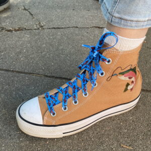 Lookout Rainbow Trout Shoelaces — by Internal Bakery