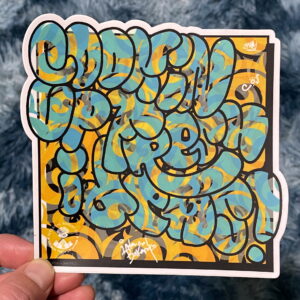 Cookin’ Up Fresh Ideas Graffiti Sticker (5.25″ × 5.07″) Because the oven’s always on inside your mind. This hand-drawn graffiti-style sticker is a play on words straight from the heart of Internal Bakery — where our imagination is the kitchen and we’re all cookin’ up fresh ideas. Covered in tags like Internal Bakery, COS, and Zach Ray’s signature, this design feels like a wall straight out of your creative subconscious. It’s messy, it’s bold, and it’s full of flavor — a reminder that every wild idea starts as a scribble on the wall. Stick it anywhere you want to remind yourself (and the world) that the imagination never sleeps — it just keeps bakin’ up new ideas.