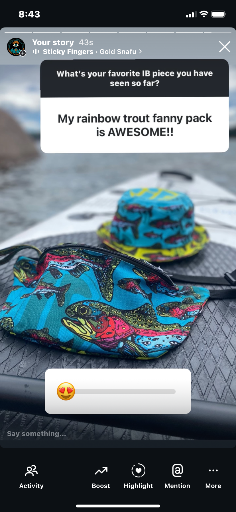 Meet the Lookout Trout Fanny Pack — a colorful, hand-drawn design brought to life by Internal Bakery. Inspired by the rainbow trout and reimagined through an imaginative lens, each speckle has been transformed into watchful eyes, turning this fish into a living piece of art that’s guaranteed to catch attention wherever you go. This pack features a multi-colored panel layout and two roomy zip pockets — one large in the front and a hidden pocket on the back — giving you space for all your essentials while keeping your hands free. Whether you’re fishing, hiking, traveling, working, or just on the move, this pack blends bold creativity with everyday functionality. Customers can’t stop raving about the quality, comfort, and conversation-starting design — it’s the perfect balance of utility and imagination. Perfect for: 🌈 Everyday use & travel 🎣 Fishing & outdoor adventures 🎨 Festivals & creative outings 🧤 On-the-job or hands-free days Empty your pockets, strap in, and let your imagination go wild.