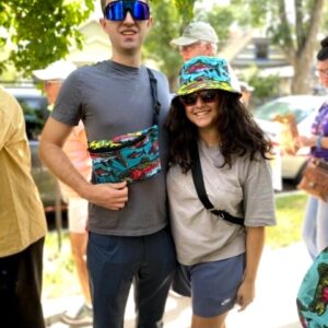 Meet the Lookout Trout Fanny Pack — a colorful, hand-drawn design brought to life by Internal Bakery. Inspired by the rainbow trout and reimagined through an imaginative lens, each speckle has been transformed into watchful eyes, turning this fish into a living piece of art that’s guaranteed to catch attention wherever you go. This pack features a multi-colored panel layout and two roomy zip pockets — one large in the front and a hidden pocket on the back — giving you space for all your essentials while keeping your hands free. Whether you’re fishing, hiking, traveling, working, or just on the move, this pack blends bold creativity with everyday functionality. Customers can’t stop raving about the quality, comfort, and conversation-starting design — it’s the perfect balance of utility and imagination. Perfect for: 🌈 Everyday use & travel 🎣 Fishing & outdoor adventures 🎨 Festivals & creative outings 🧤 On-the-job or hands-free days Empty your pockets, strap in, and let your imagination go wild.