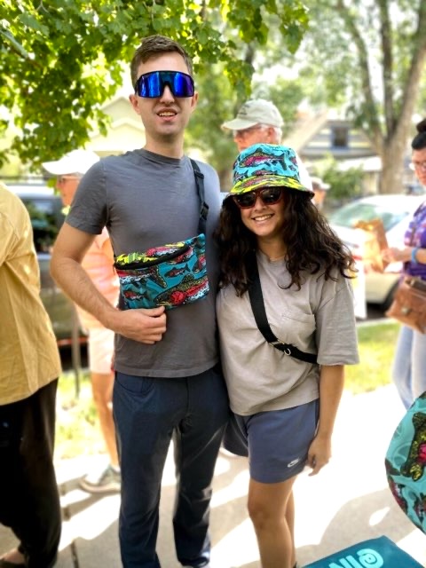 Meet the Lookout Trout Fanny Pack — a colorful, hand-drawn design brought to life by Internal Bakery. Inspired by the rainbow trout and reimagined through an imaginative lens, each speckle has been transformed into watchful eyes, turning this fish into a living piece of art that’s guaranteed to catch attention wherever you go. This pack features a multi-colored panel layout and two roomy zip pockets — one large in the front and a hidden pocket on the back — giving you space for all your essentials while keeping your hands free. Whether you’re fishing, hiking, traveling, working, or just on the move, this pack blends bold creativity with everyday functionality. Customers can’t stop raving about the quality, comfort, and conversation-starting design — it’s the perfect balance of utility and imagination. Perfect for: 🌈 Everyday use & travel 🎣 Fishing & outdoor adventures 🎨 Festivals & creative outings 🧤 On-the-job or hands-free days Empty your pockets, strap in, and let your imagination go wild.