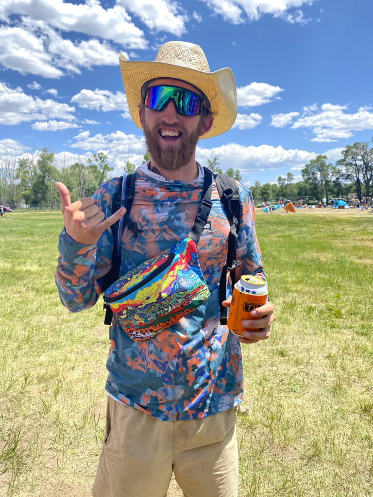 Fanny Pack — Hand-Drawn by Internal Bakery 🎨🐟 Meet the Lookout Trout Fanny Pack — a colorful, hand-drawn design brought to life by Internal Bakery. Inspired by theGARDEN OF THE GODS + PIKES PEAKhas been transformed into watchful eyes, turning this fish into a living piece of art that’s guaranteed to catch attention wherever you go. This pack features a multi-colored panel layout and two roomy zip pockets — one large in the front and a hidden pocket on the back — giving you space for all your essentials while keeping your hands free. Whether you’re fishing, hiking, traveling, working, or just on the move, this pack blends bold creativity with everyday functionality. Customers can’t stop raving about the quality, comfort, and conversation-starting design — it’s the perfect balance of utility and imagination. Perfect for: 🌈 Everyday use & travel 🎣 Fishing & outdoor adventures 🎨 Festivals & creative outings 🧤 On-the-job or hands-free days Empty your pockets, strap in, and let your imagination go wild.