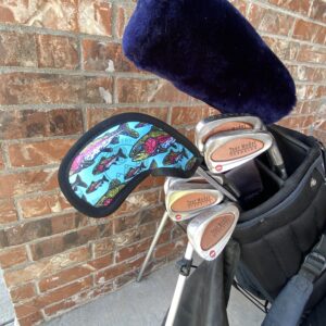 See the course differently. 🐟⛳️ Hand-drawn Rainbow Trout Golf Club Covers are here! Available For the first time at the Old Colorado City Market & COS Sunday Market in Acacia Park. Stay Wild! & Unlock the Wild Within #internalbakeryco #golf #golfaccessories #coloradomade #coloradoartist